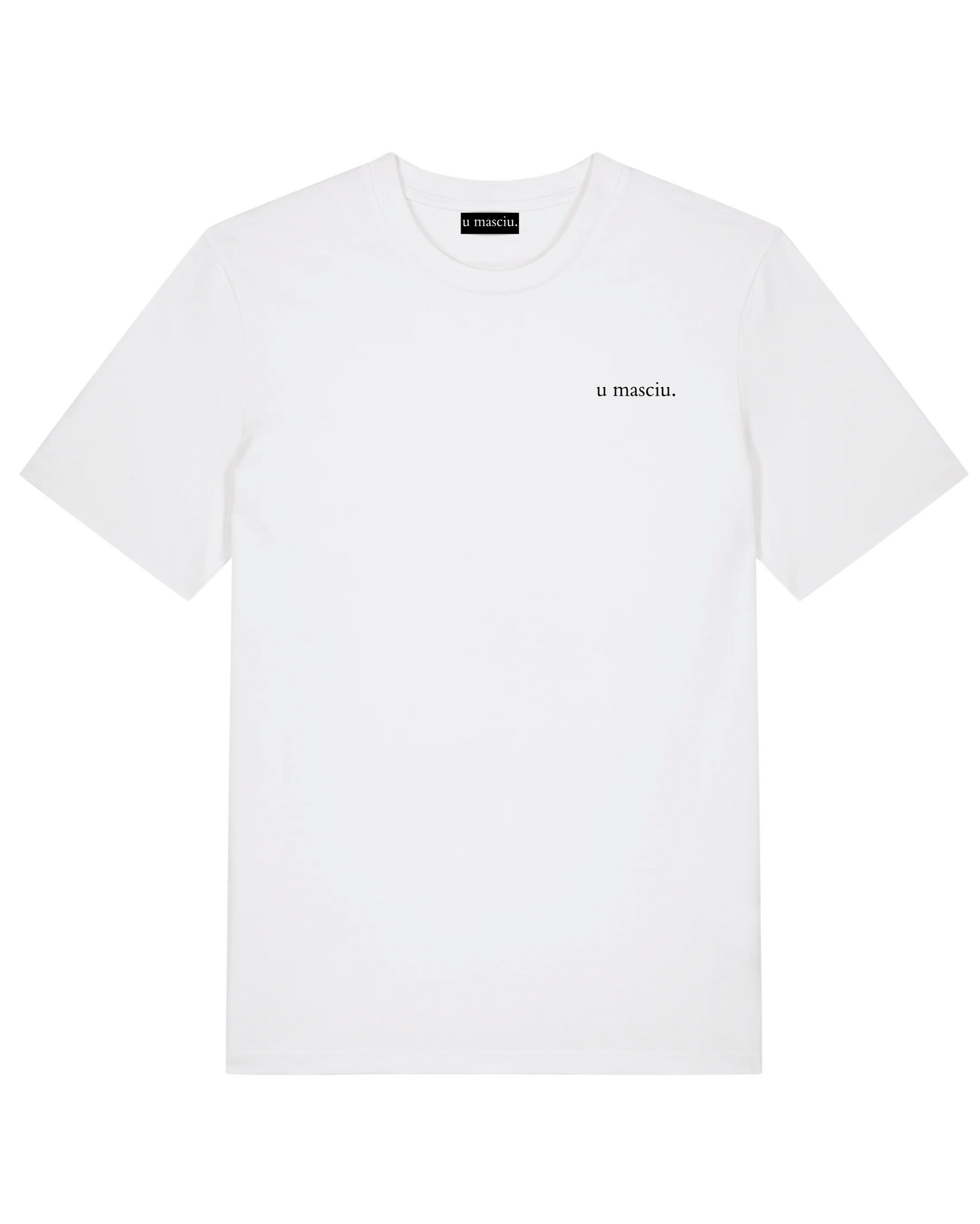 T-SHIRT BLANC "U MONTA SEGA"