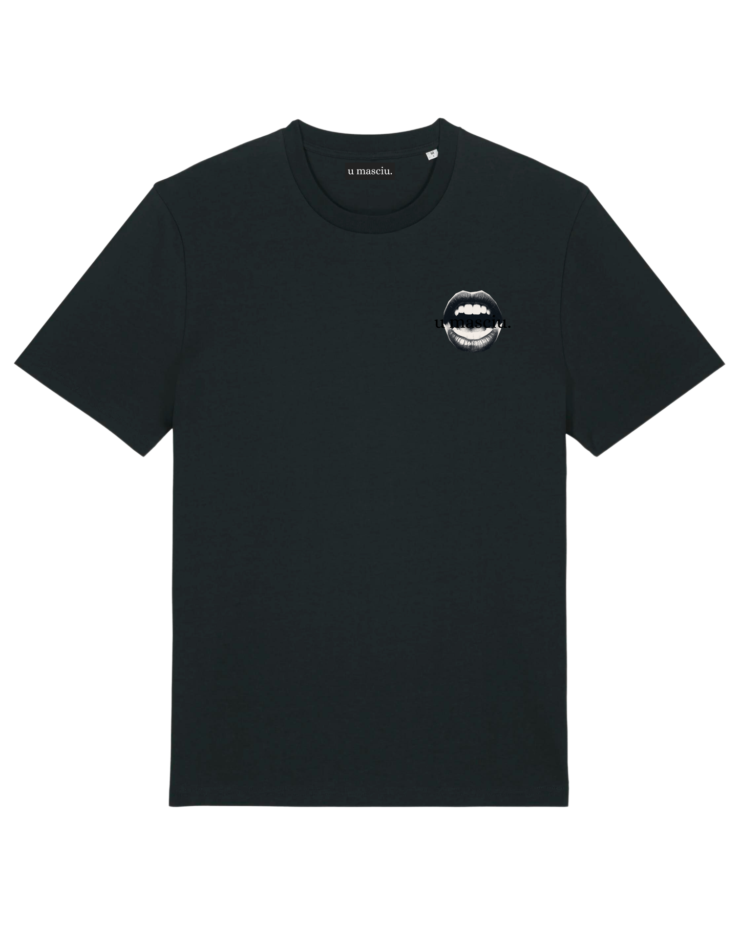 T-SHIRT NOIR "BOCCA SUNSET"