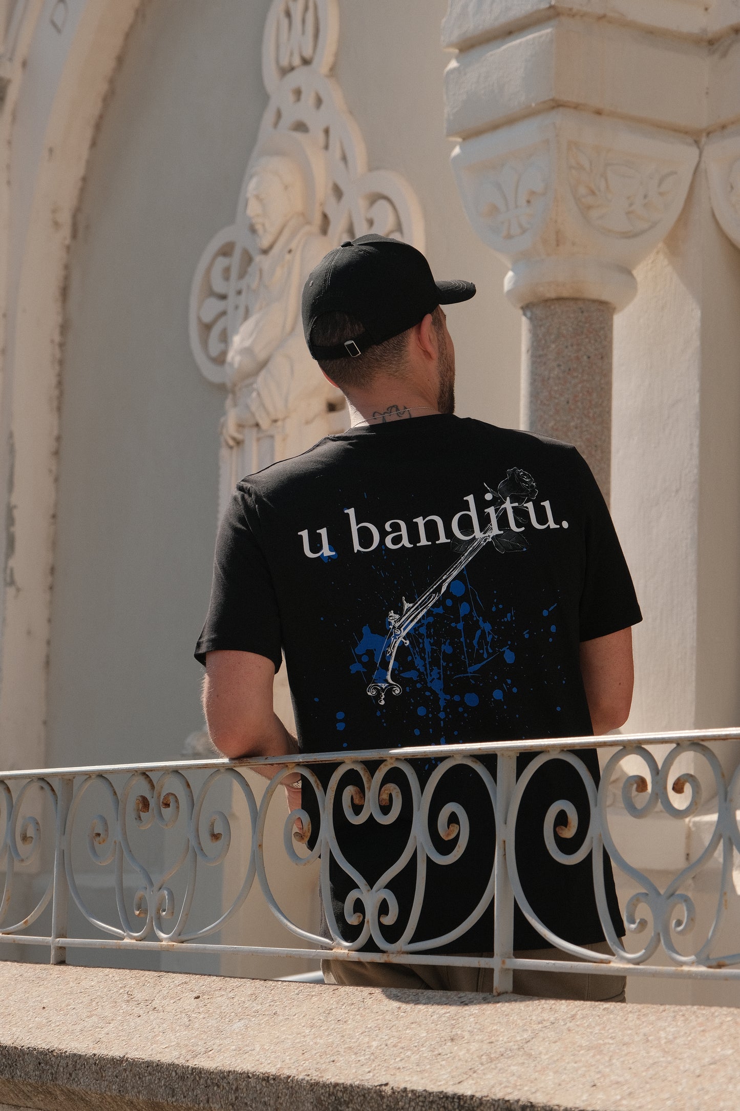 T-SHIRT NOIR "BANDITU"