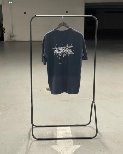 T-SHIRT OVERSIZE MARINE VINTAGE "CONFIDENTIEL"