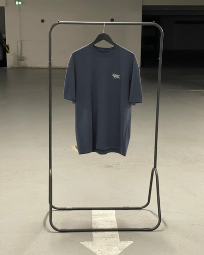 T-SHIRT OVERSIZE MARINE VINTAGE "CONFIDENTIEL"