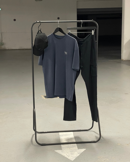 T-SHIRT OVERSIZE MARINE VINTAGE "CONFIDENTIEL"