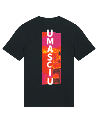 T-SHIRT NOIR "BOCCA SUNSET"