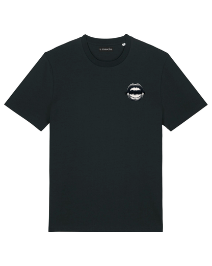 T-SHIRT NOIR "BOCCA SUNSET"